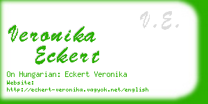 veronika eckert business card